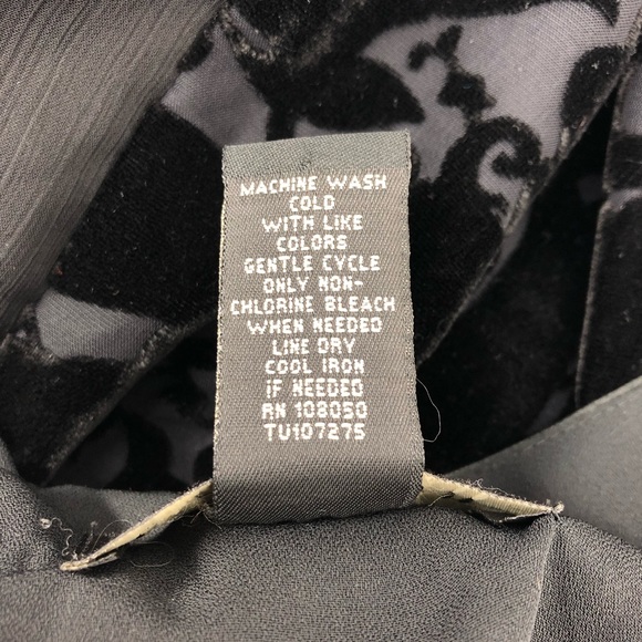 Lane Bryant Black Velvet and Satin Sleeveless Tank - Picture 6 of 6